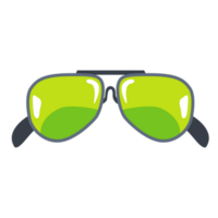 Sunglasses with green lens Icon. png