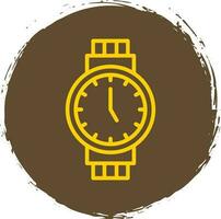 diseño de icono de vector de reloj de pulsera