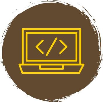 Coding Vector Icon Design