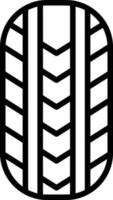Tire Vector Icon Design