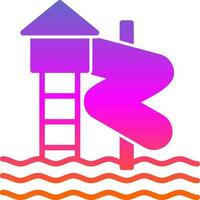 Water park Vector Icon Design