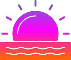 Sunrise Vector Icon Design