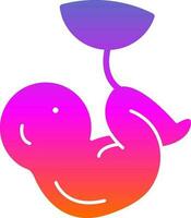 Fetus Vector Icon Design