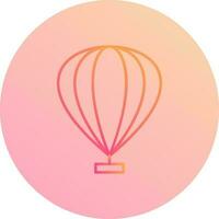 icono de vector de globo de aire caliente