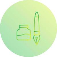 Ink and Pen Vector Icon