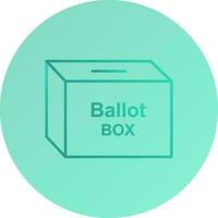 Ballot Box Vector Icon