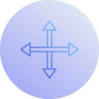 Unique Move Vector Icon