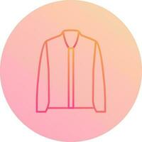 icono de vector de chaqueta