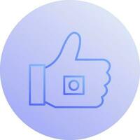 Unique Like Marketing Vector Icon