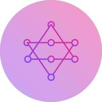 Unique Networks Vector Icon