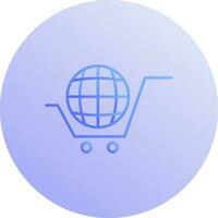 Global Shopping Vector Icon