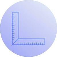 square Ruler Vector Icon