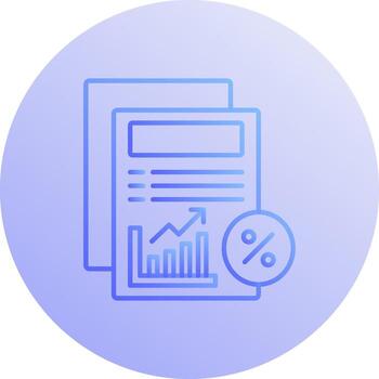 icono de vector de informe