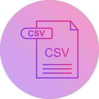 CSV Vector Icon