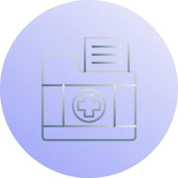 icono de vector de carpeta