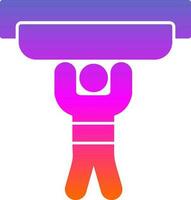 Hanging man Vector Icon Design