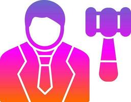 Advocate Vector Icon Design