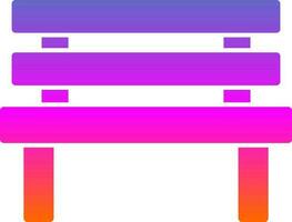 Bench Vector Icon Design