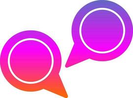 Chat bubble Vector Icon Design
