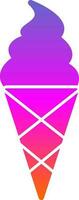 Ice cream cone Vector Icon Design