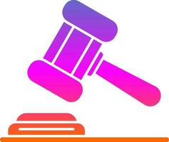 Gavel Vector Icon Design