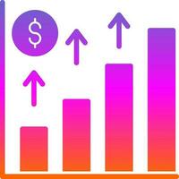 Gain Vector Icon Design