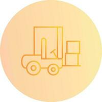 Forklifter Vector Icon