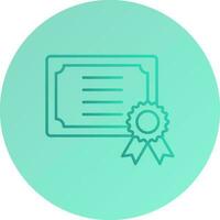 Certificate Vector Icon