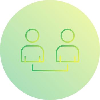 icono de vector de usuarios conectados