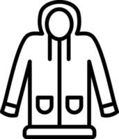 Raincoat Vector Icon Design