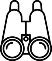 Binoculars Vector Icon Design