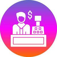 Cashier Vector Icon Design