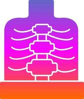 Ribcage Vector Icon Design