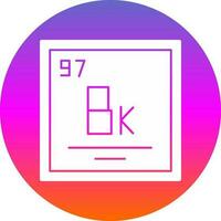 Berkelium Vector Icon Design