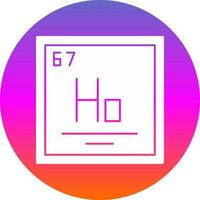 Holmium Vector Icon Design