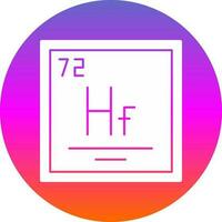 Hafnium Vector Icon Design