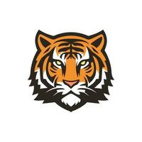 tiger logo mascot vector template illustration