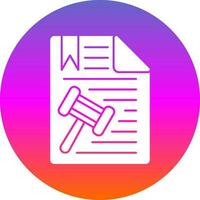 Legal document Vector Icon Design