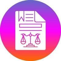 Legal document Vector Icon Design