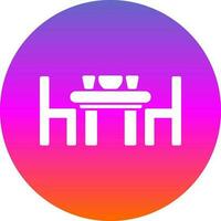 Dining table Vector Icon Design