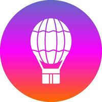 Hot air balloon Vector Icon Design