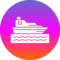 diseño de icono de vector de barco