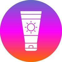 Sun cream Vector Icon Design