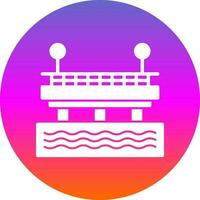 Pier Vector Icon Design