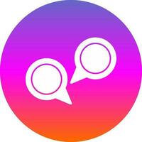 Chat bubble Vector Icon Design