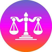 Justice Vector Icon Design