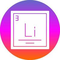 Lithium Vector Icon Design