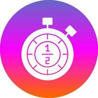 Half time Vector Icon Design