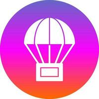 Parachute Vector Icon Design