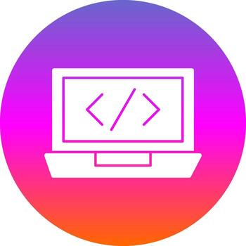 Coding Vector Icon Design